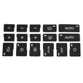 AC Climate Control Button Decals for Audi A4 B6/B7 (2000–2008)