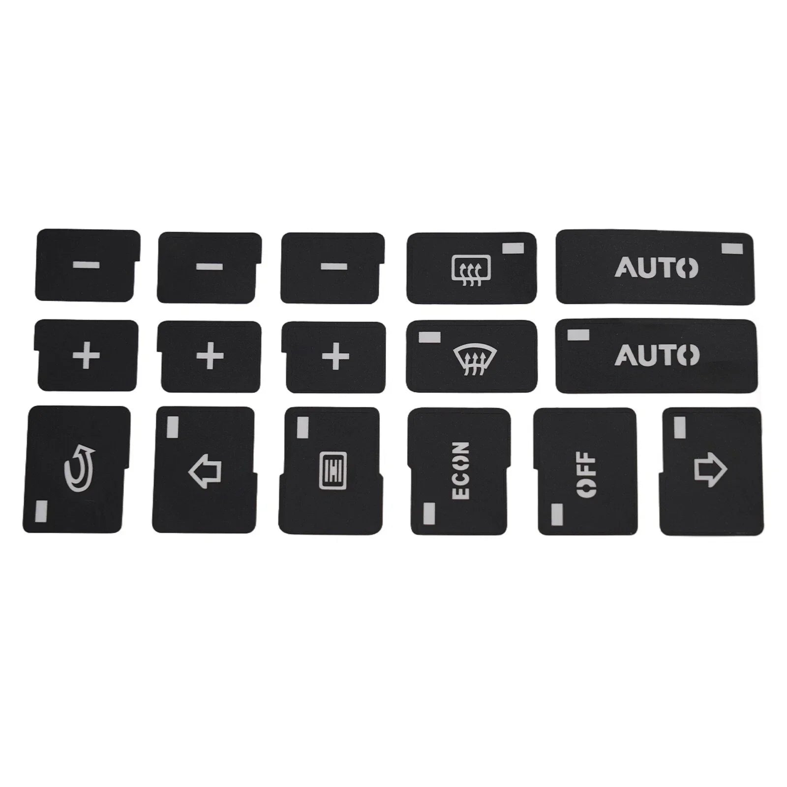 AC Climate Control Button Decals for Audi A4 B6/B7 (2000–2008)