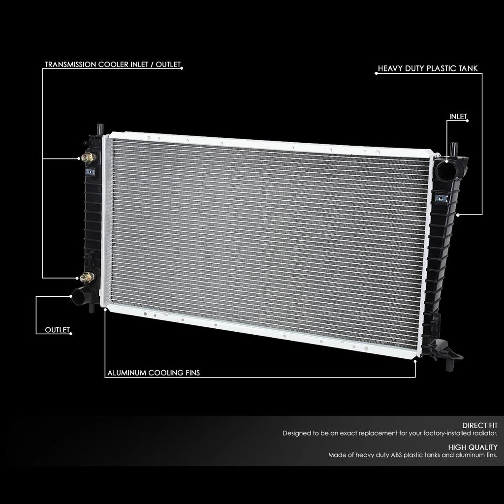 Aluminum Core Radiator for Ford F150/Super Duty (1997–2004) DPI 2136