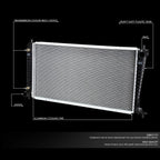 Aluminum Core Radiator for Ford F150/Super Duty (1997–2004) DPI 2136