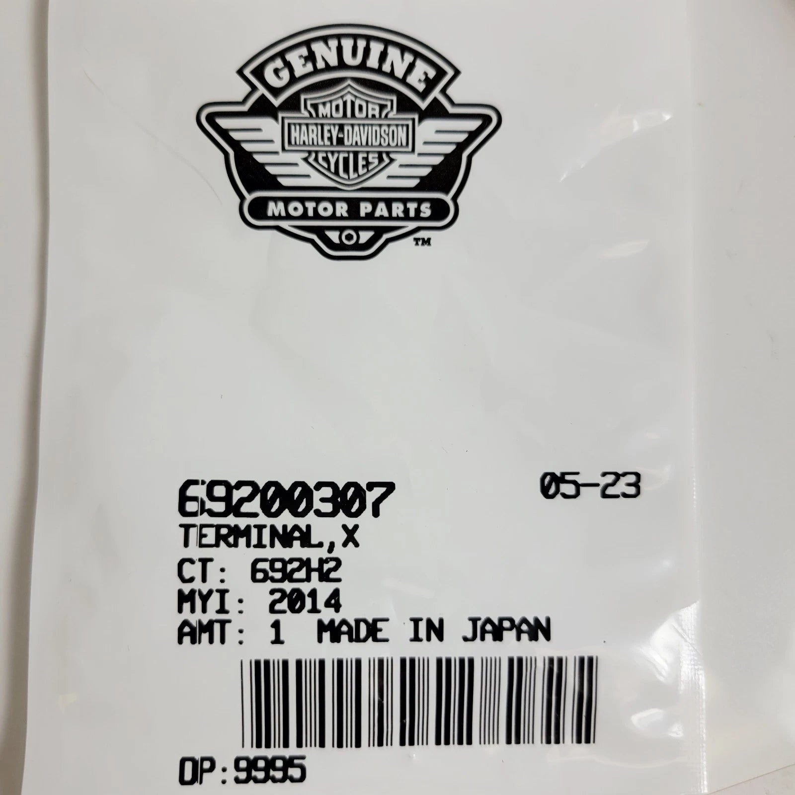 Harley-Davidson OEM Terminal X 69200307 for Harley Models