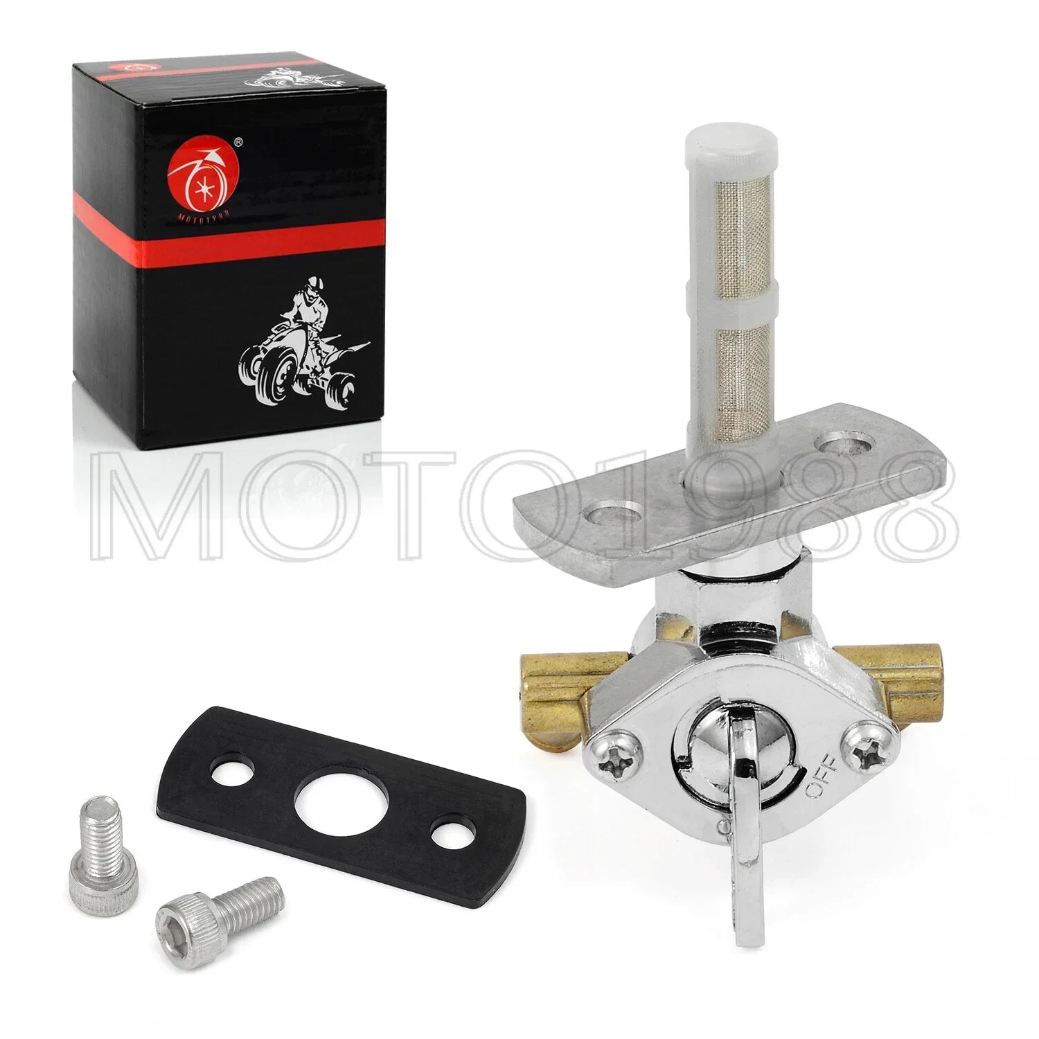 Fuel Valve Dual Petcock Gas Tank Feed High Flow for Yamaha Banshee (1987–2006)