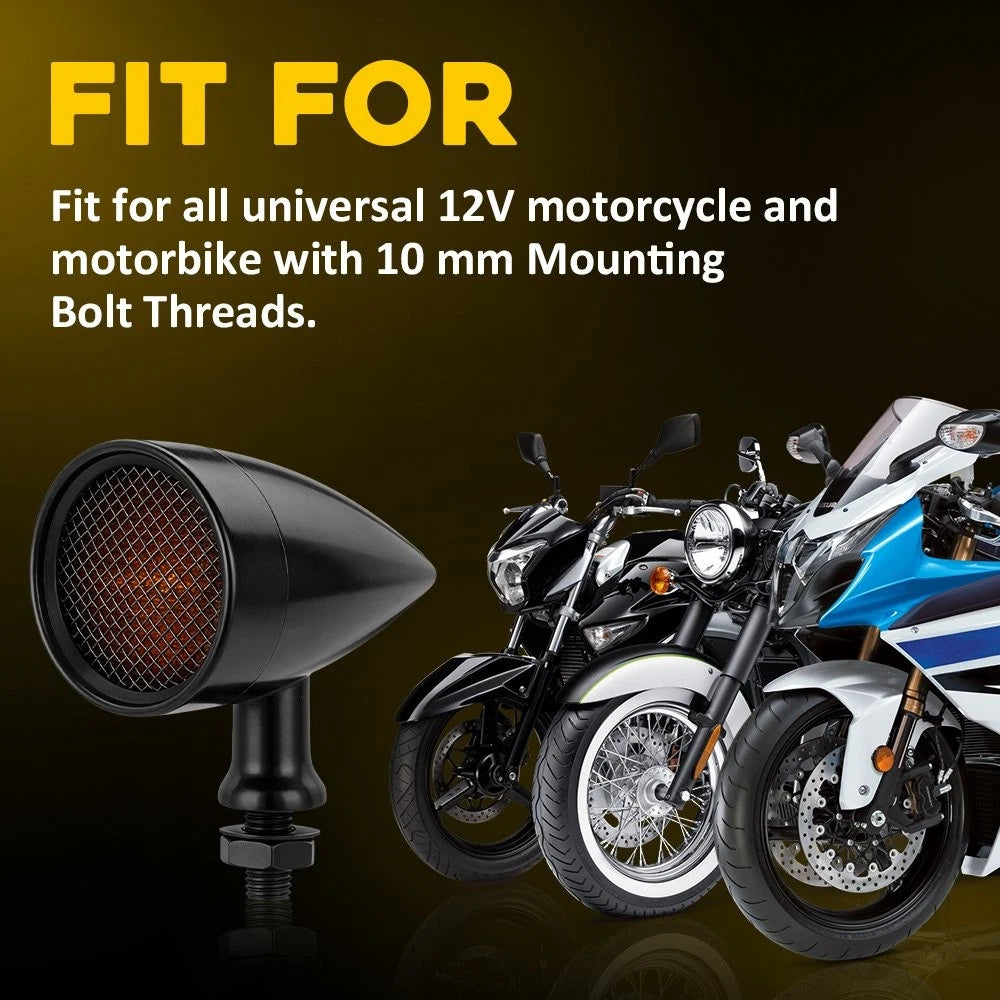 2X LED Turn Signal Blinker Amber for Triumph Motorcycle