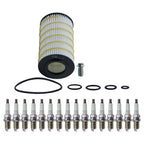 Wix Engine Oil Filter & NGK 16 Platinum Spark Plugs for W203 C55 AMG (2001–2007)