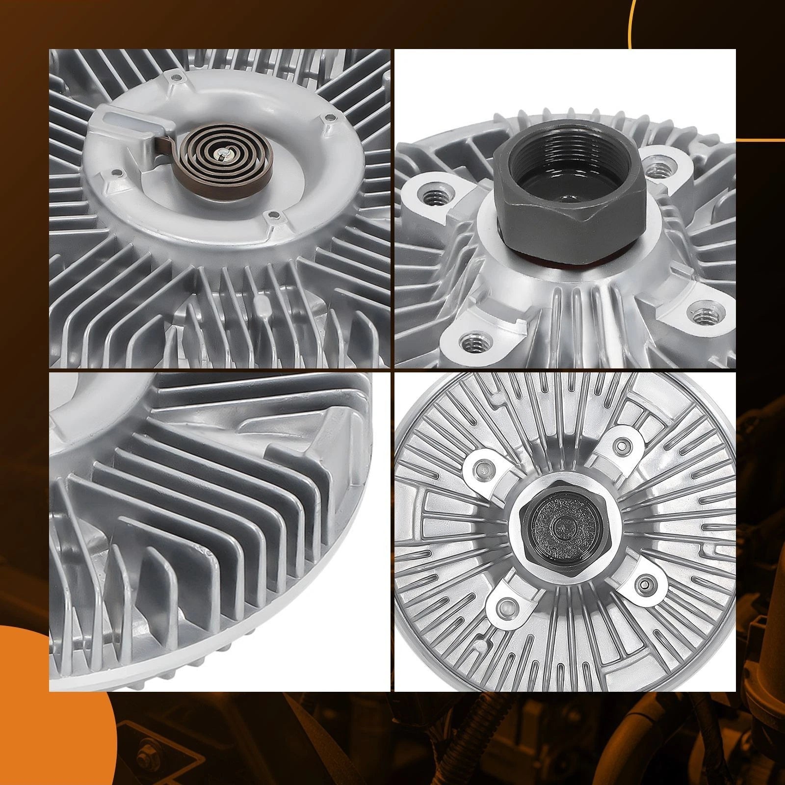Radiator Cooling Fan Clutch for Dodge Ram 2500/3500 Diesel (2000–2002)