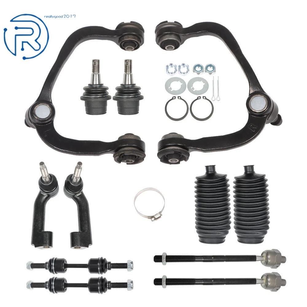 Set of 12 Front Control Arms Suspension Kit for Ford F-150 (2009–2014)