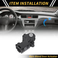 HVAC Air Door Actuator Heater Blend for Chevrolet Colorado (2004–2012) No. 604132