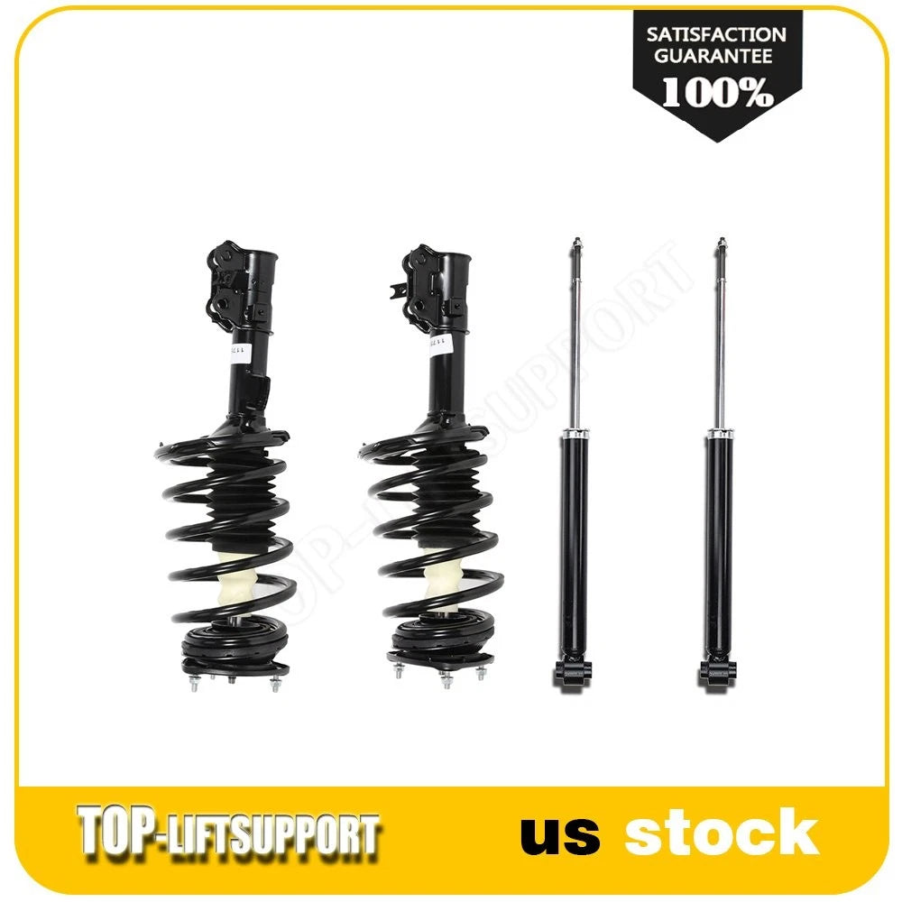 Set of 4 Complete Struts and Shocks for Hyundai Accent and Kia Rio
