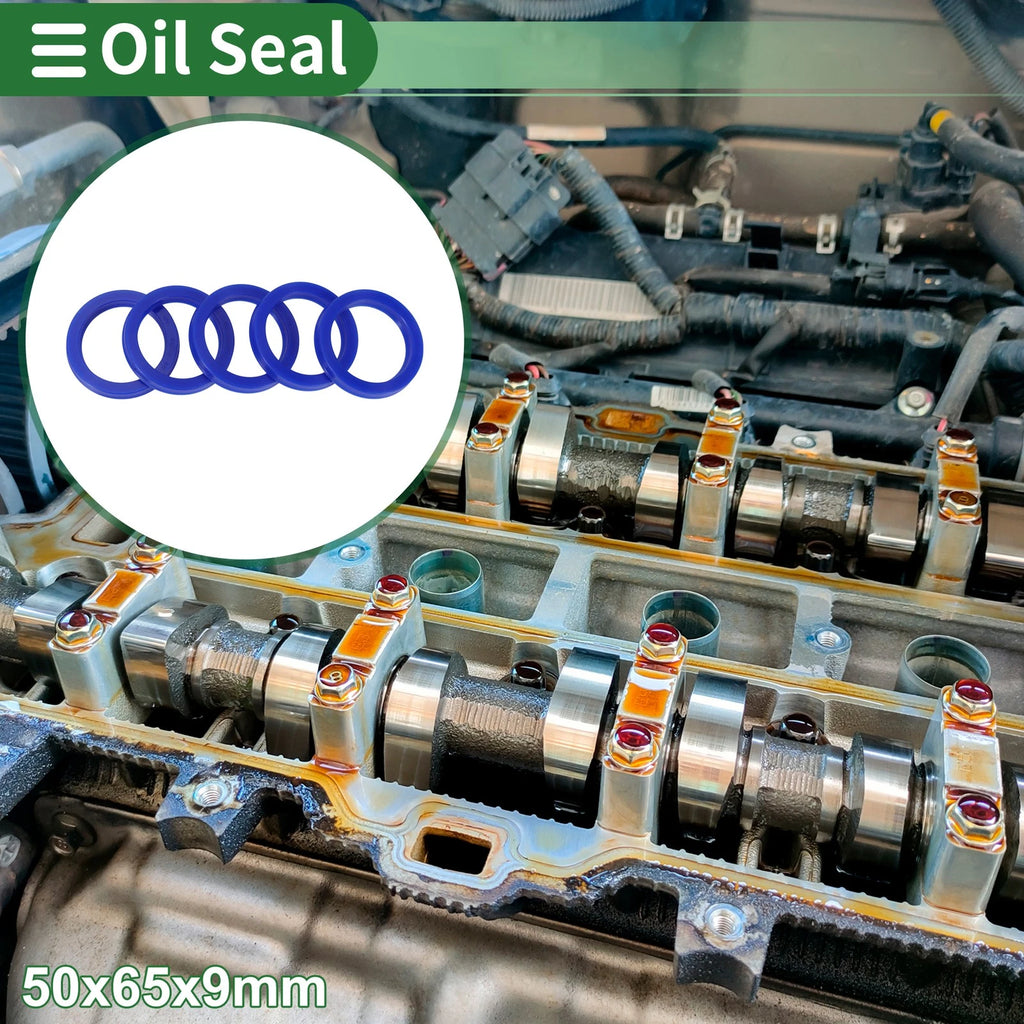 Set of 5 Oil Seal Rotary Shaft Seal 50x65x9mm High Pressure for Various Models