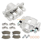 Front Brake Calipers & Ceramic Pads Kit for Honda Big Red MUV700 (2009–2013)