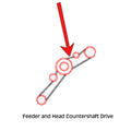 Top Feeder Shaft Drive Belt for Mpl Moline Combine (31-1744280)