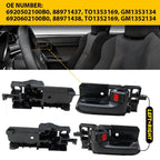 Set of 4 Interior Door Handles Black for Toyota Corolla Matrix Tacoma (2003–2015)