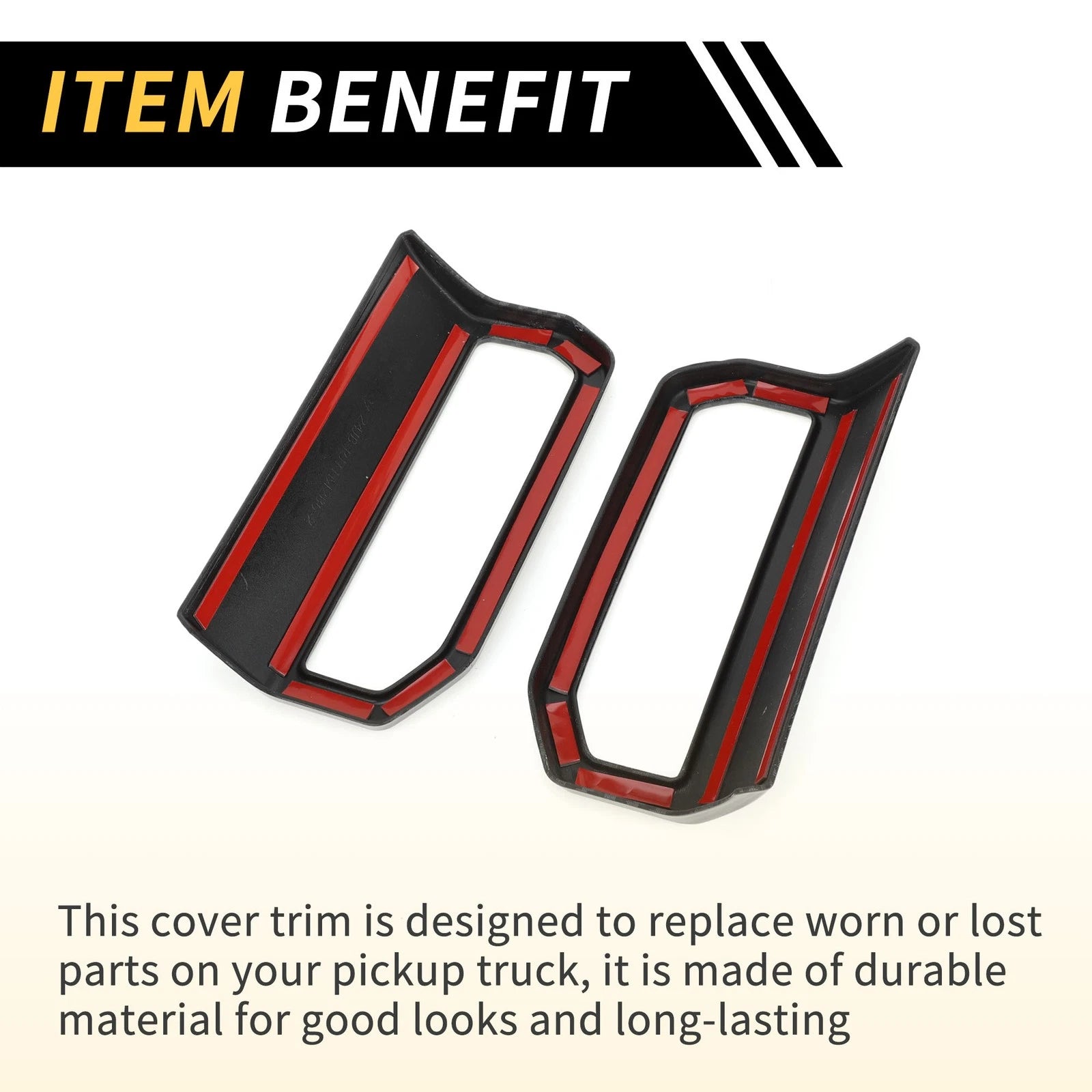 Set of 2 Carbon Fiber Dashboard Side Air Vent Trim for Toyota Tacoma (2024)