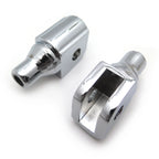 Chrome Foot Pegs Connection Fittings for Honda GL1800, Suzuki Boulevard M50