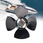 Aluminum Prop 8.7 x 9 for Mercury Tohatsu 8-9.9HP (4 Blades, 12 Tooth)
