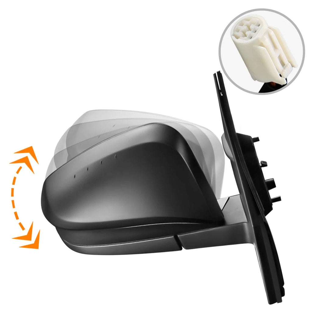 Left Driver Side Headlight Lamp for Ford Focus (2003–2004) Black Housing