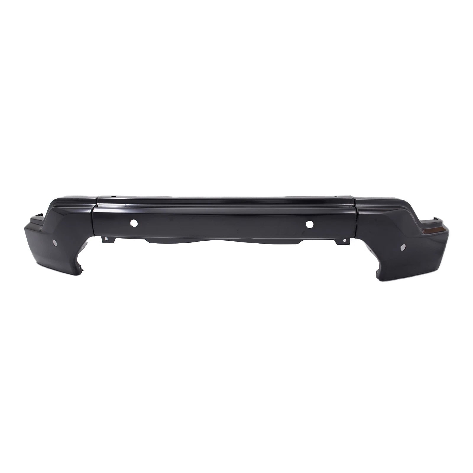 Black Steel Split Front Bumper with Sensor Holes for GMC Sierra 1500 (2019–2021)