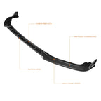Carbon Look Front Bumper Splitter Lip for Honda Fit (2018–2020)