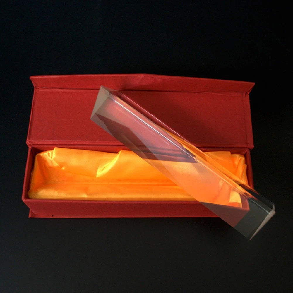 2 Inch K9 Glass Triangle for Learning and Fun