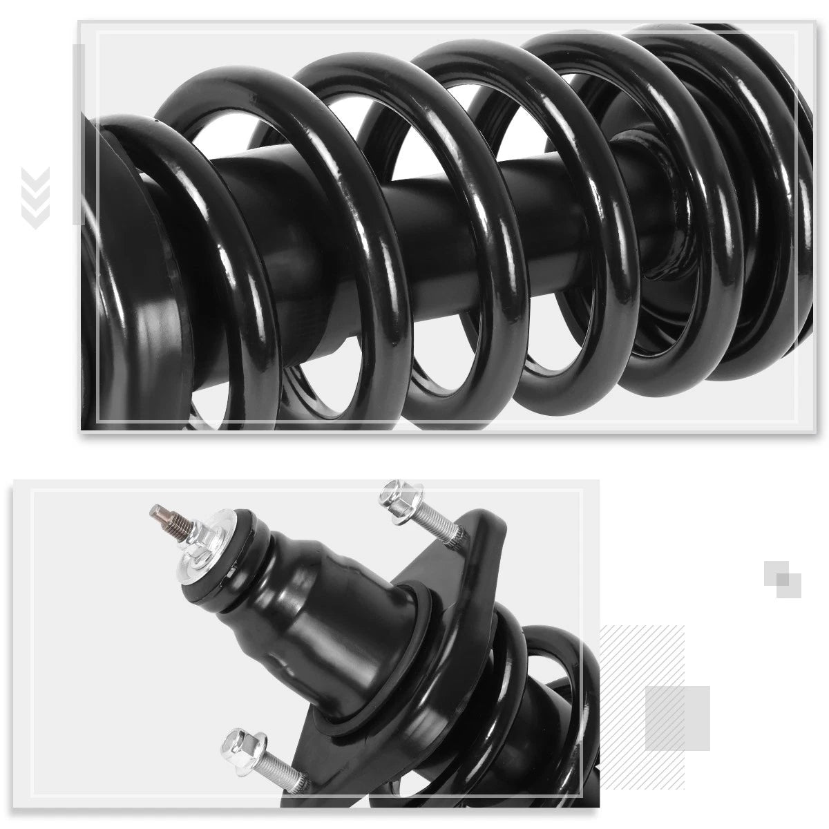 Complete Rear Left Right Struts Assembly w/Coil Springs for Honda CR-V (2007–2011)
