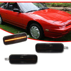 2X Front Side Marker Light Lamp for Nissan 240SX (1989–1994) Smoke Lens