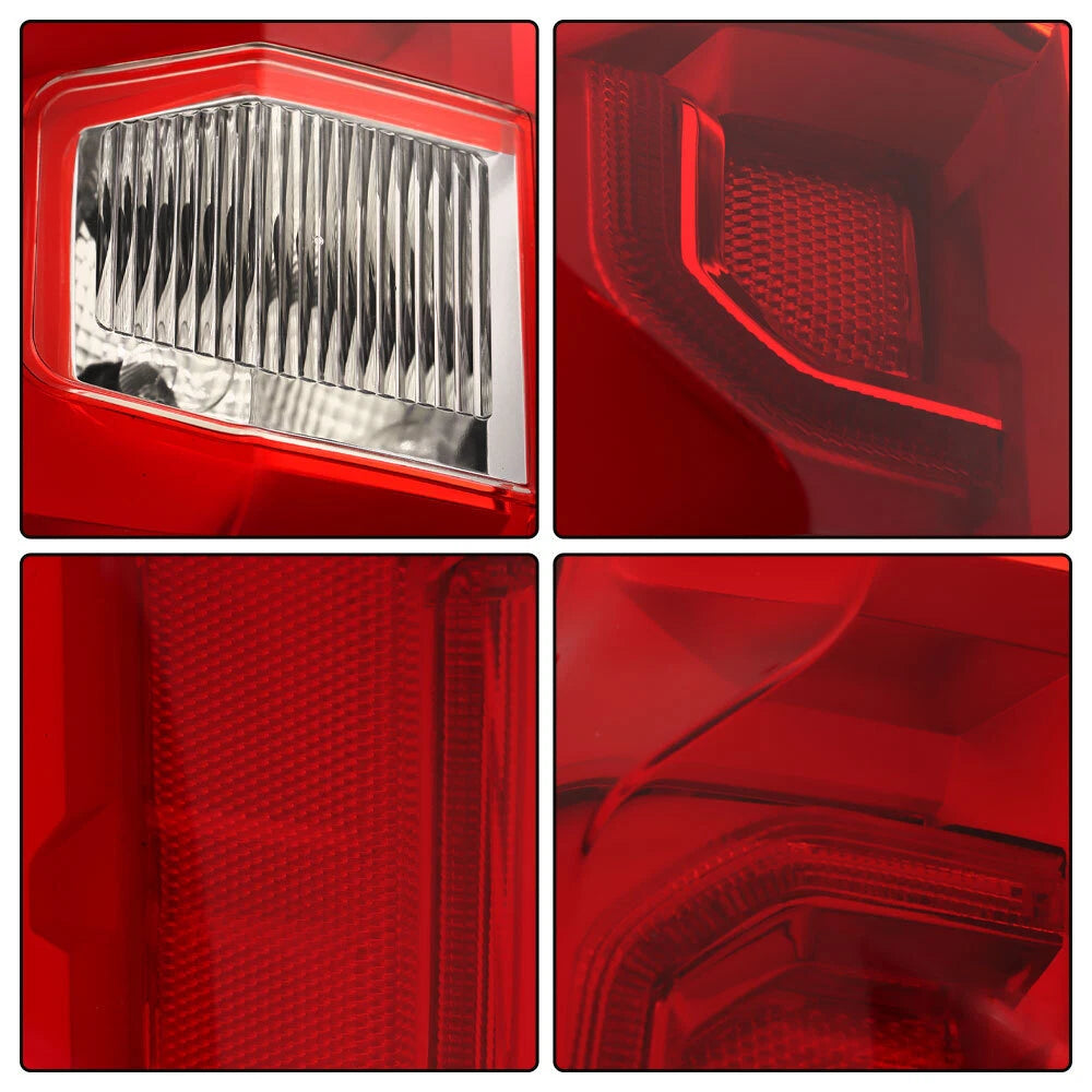 Left Driver Red Brake Lamp Tail Light for Chevy Silverado 1500 (2019-2021)