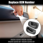 2X Interior Door Handle for Toyota (Gray) 703820100270