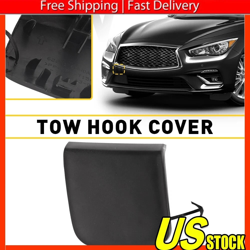 Tow Hook Eye Cover Cap for Infiniti Q50 (2018â2021)