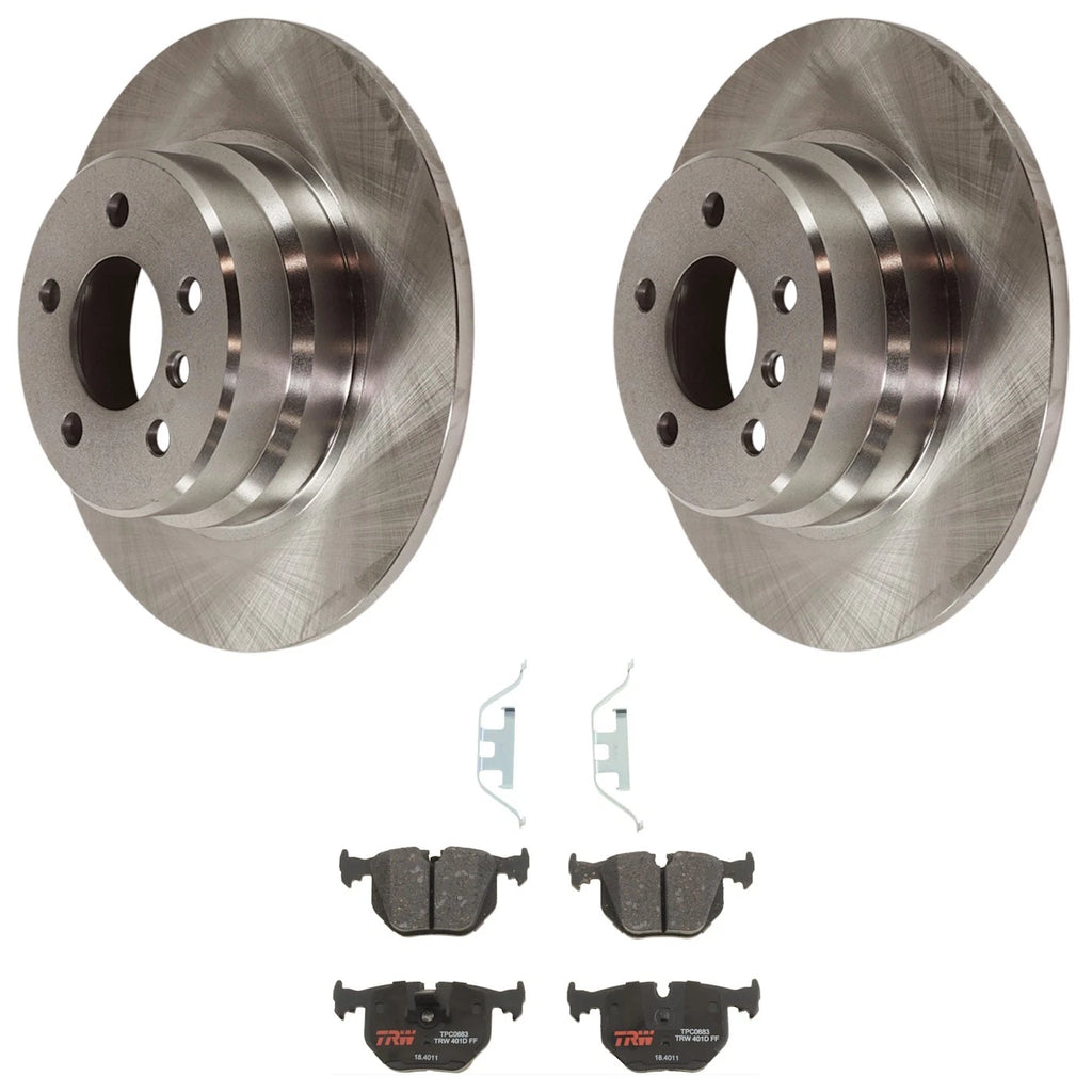 2X Brake Disc and Pad Kit for BMW X5 Series (E53)