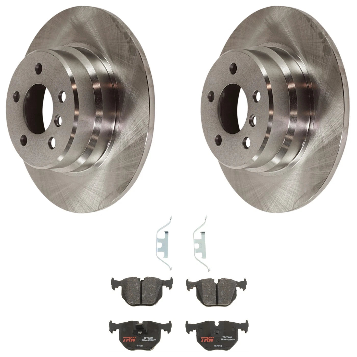 2X Brake Disc and Pad Kit for BMW X5 Series (E53)