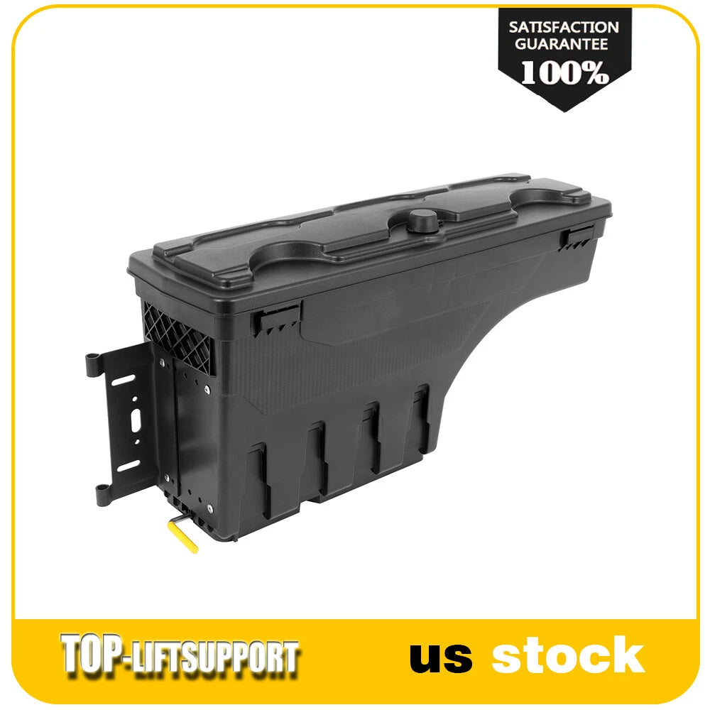 Left Driver Side Swing Case Truck Bed Storage Tool Box for Ford F150 (2015–2022)