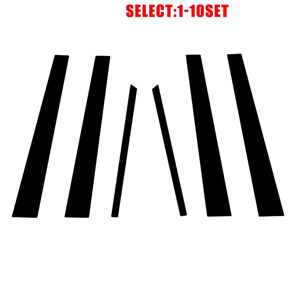 Glossy Black Window A B C Pillar Post Trim Covers for Lexus LS430 (2001–2006)