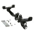 Black Adjustable Rear Footboard Mount for Harley Road King 1993-2025