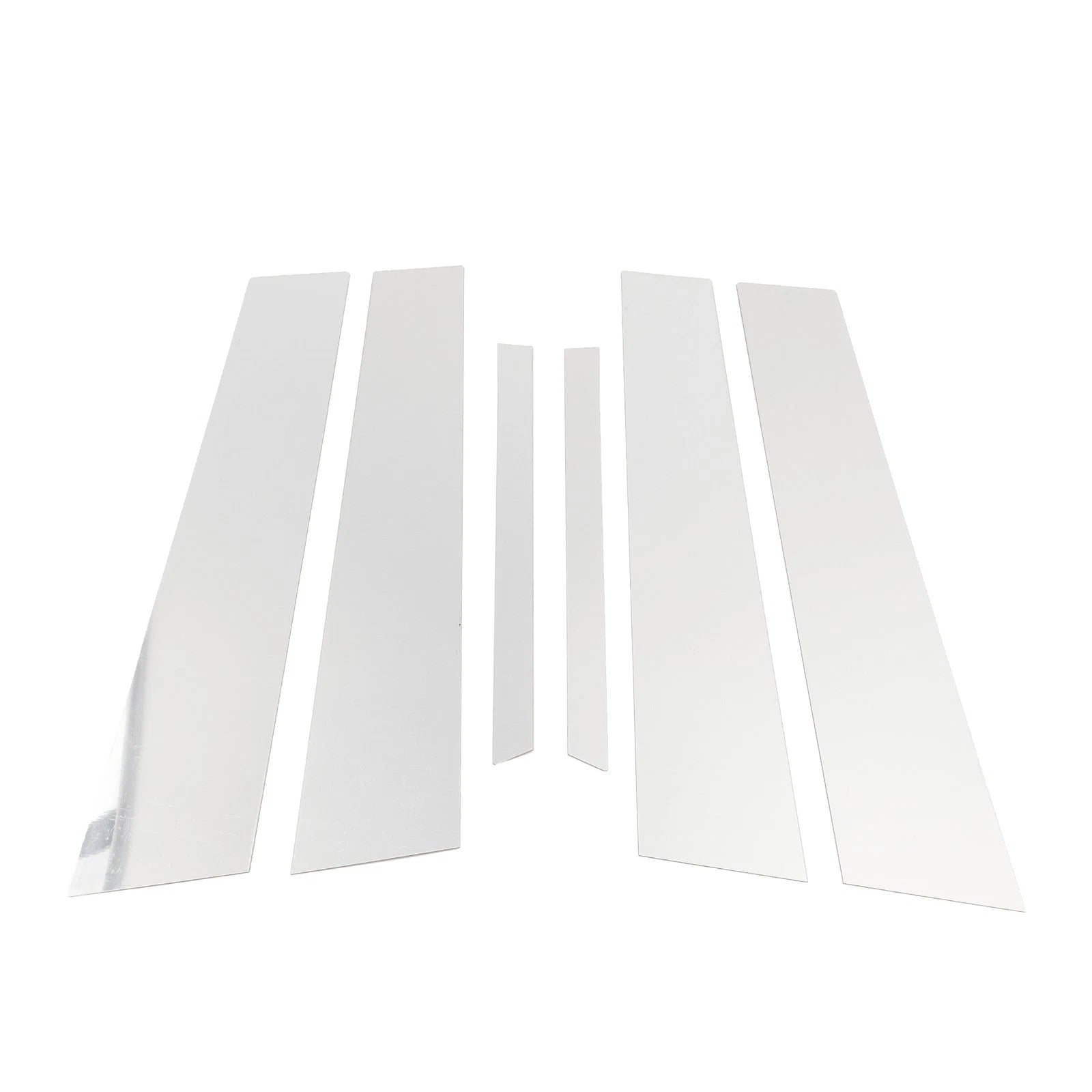 6 Pcs Door Pillar Window Trim for Mercedes E-Class (2010–2015) Chrome