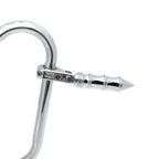 Chrome Bamboo 1.25" FootPeg P-Clamp for Honda GoldWing Shadow Valkyrie