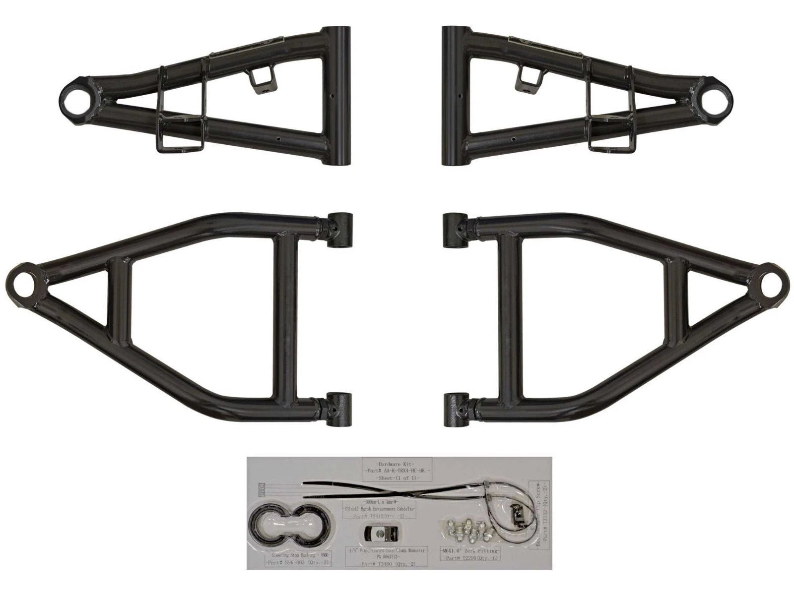 High Clearance A Arms for Kawasaki Teryx (2014–2023) - 1.5" Forward Offset