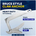 Claw Anchor 16.5 lb for Bruce Style (2010–2023)
