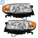 Halogen Headlight Set for Subaru Forester (2006-2008) w/Bulb Left Right