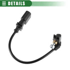 Crankshaft Position Sensor for BMW X5 (2009-2015) ABS Black