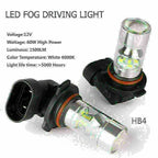 HB4/9006 LED Fog Driving Light Bulbs for Cars (Pair)