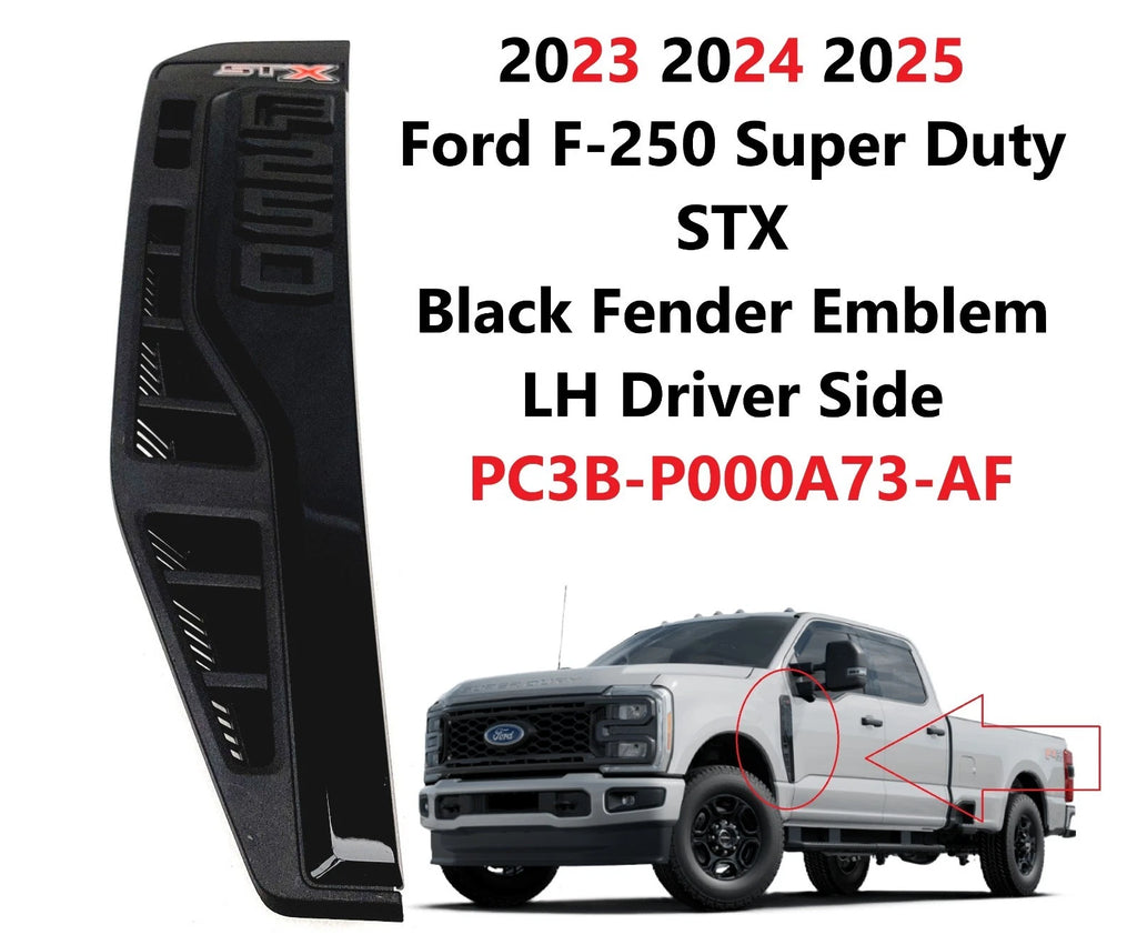 Driver Side Fender Vent Emblem for Ford F250 SD (2023–2025) PC3BP000A73AF