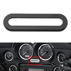 Black Instrument Indicator Lamp Bezel Cover for Harley Road Street Glide (96-13)