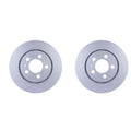 Set of 2 Hella Rear Vented Disc Brake Rotors for Golf Jetta TT Quattro (256mm)