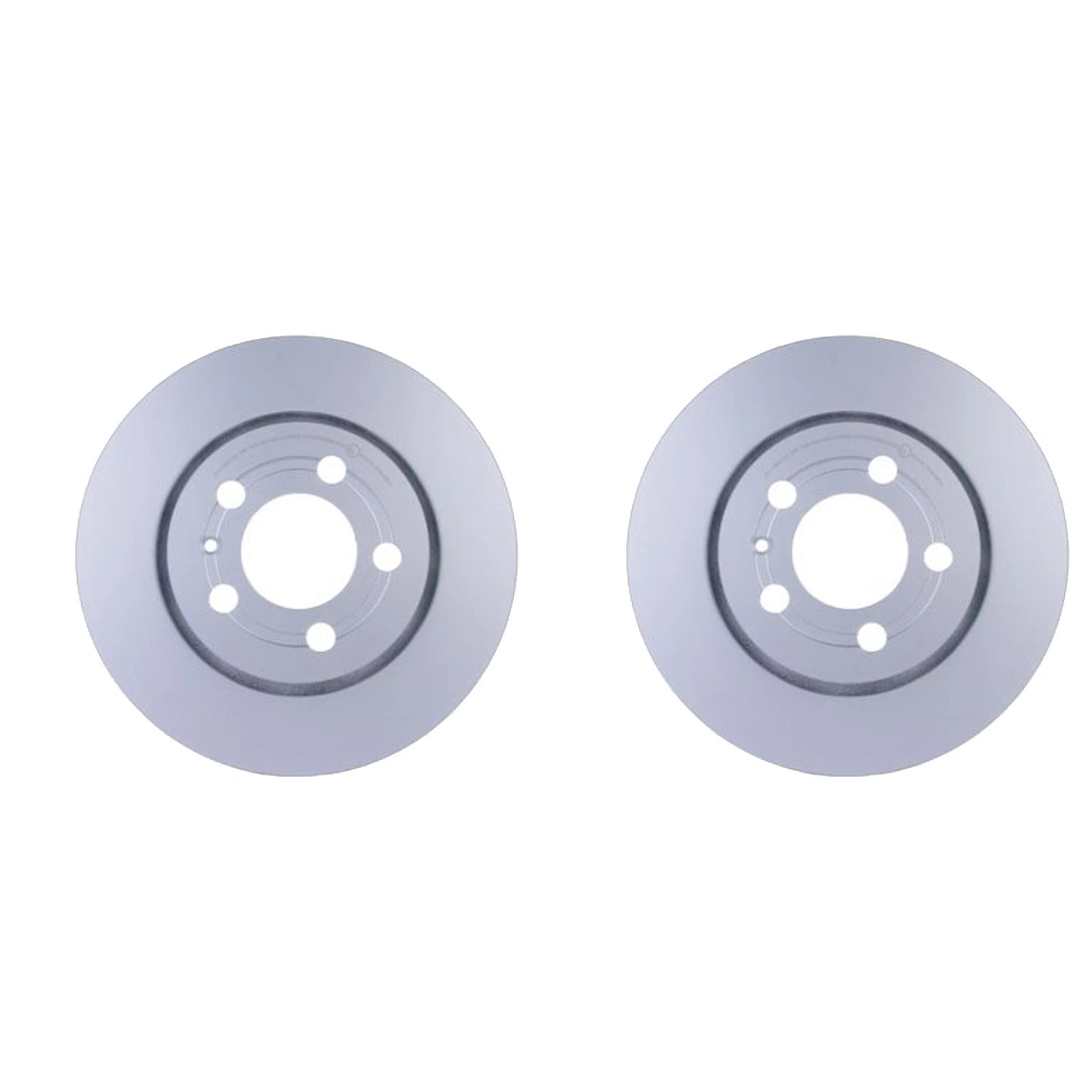 Set of 2 Hella Rear Vented Disc Brake Rotors for Golf Jetta TT Quattro (256mm)
