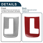 ABS Gear Shift Knob Cover Decal for Subaru Impreza (2012–2014) Silver Tone