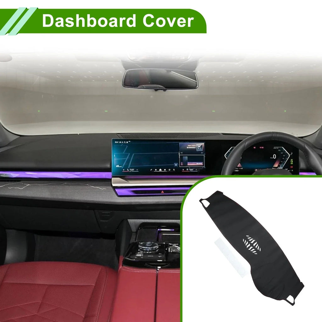 Dashboard Cover for BMW E70 Dash Mat Carpet Black Red (2008-2013)