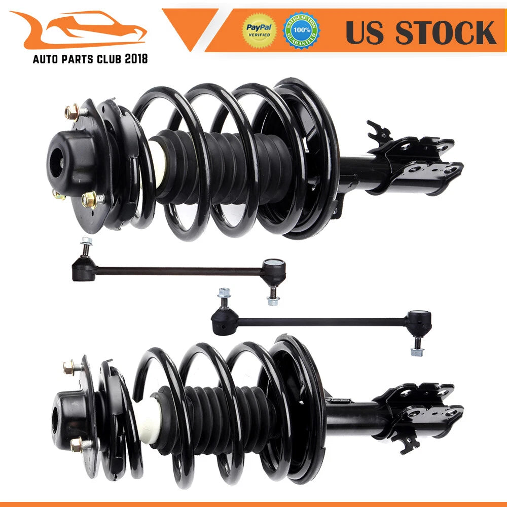 Front Strut and Coil Springs Sway Bar Kit for Lexus ES300, Toyota Camry (1997–2001)