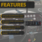 A/C Climate Control Module Panel Q21-6119 for Peterbilt Truck