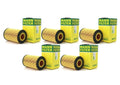 Set of 5 Cartridge Engine Oil Filters for Mercedes W204 W197 (2007–2015)