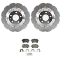 Set of 2 Vented Rotors & Brake Pads for Audi RS5 (2013–2015)